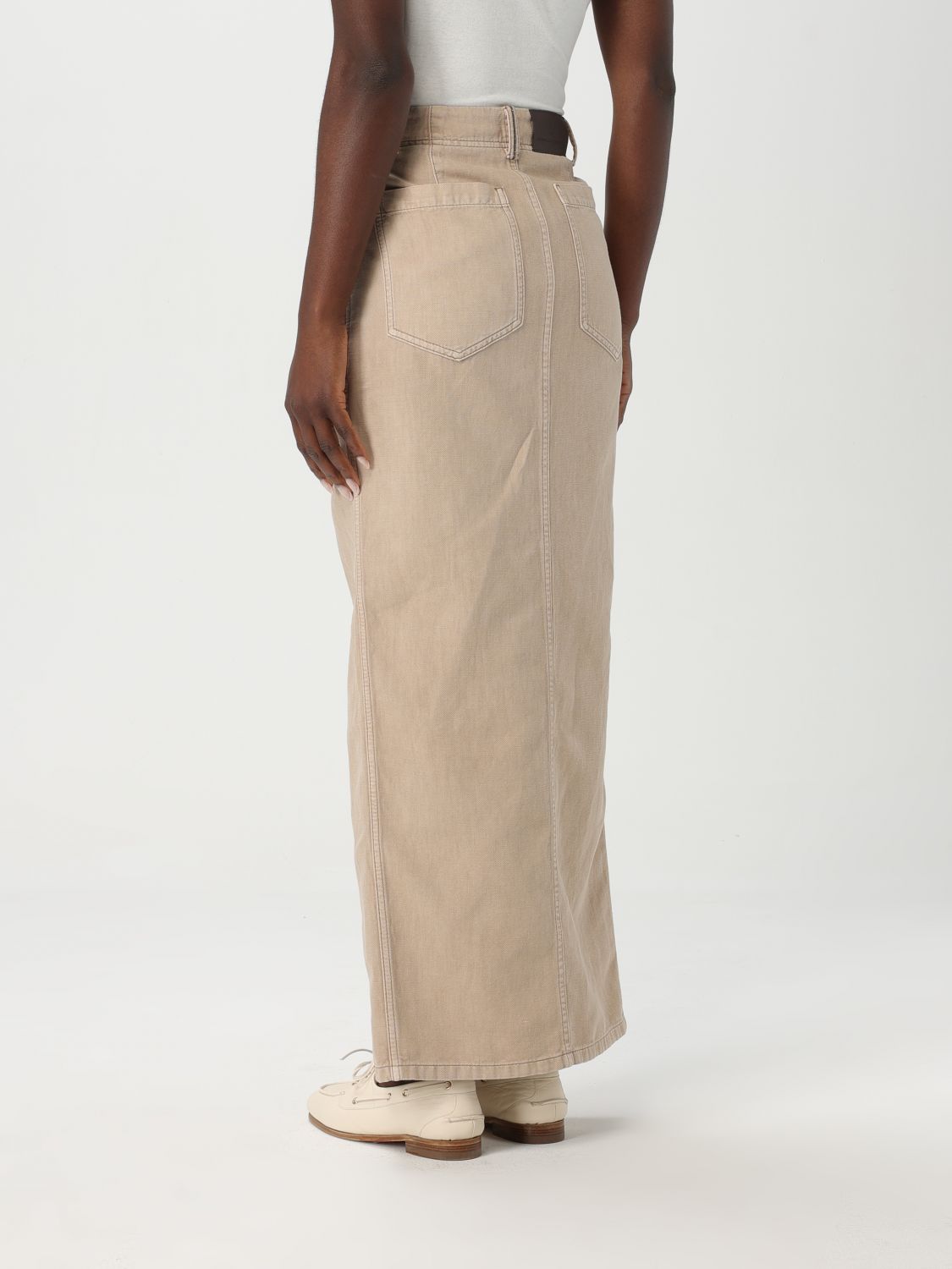 Skirt Woman color Beige