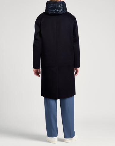 Man Coat Midnight blue Size 38 Cashmere