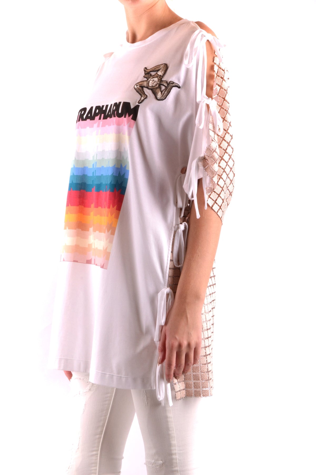 Tshirt Marco De Vincenzo Maniche Corte Bianca