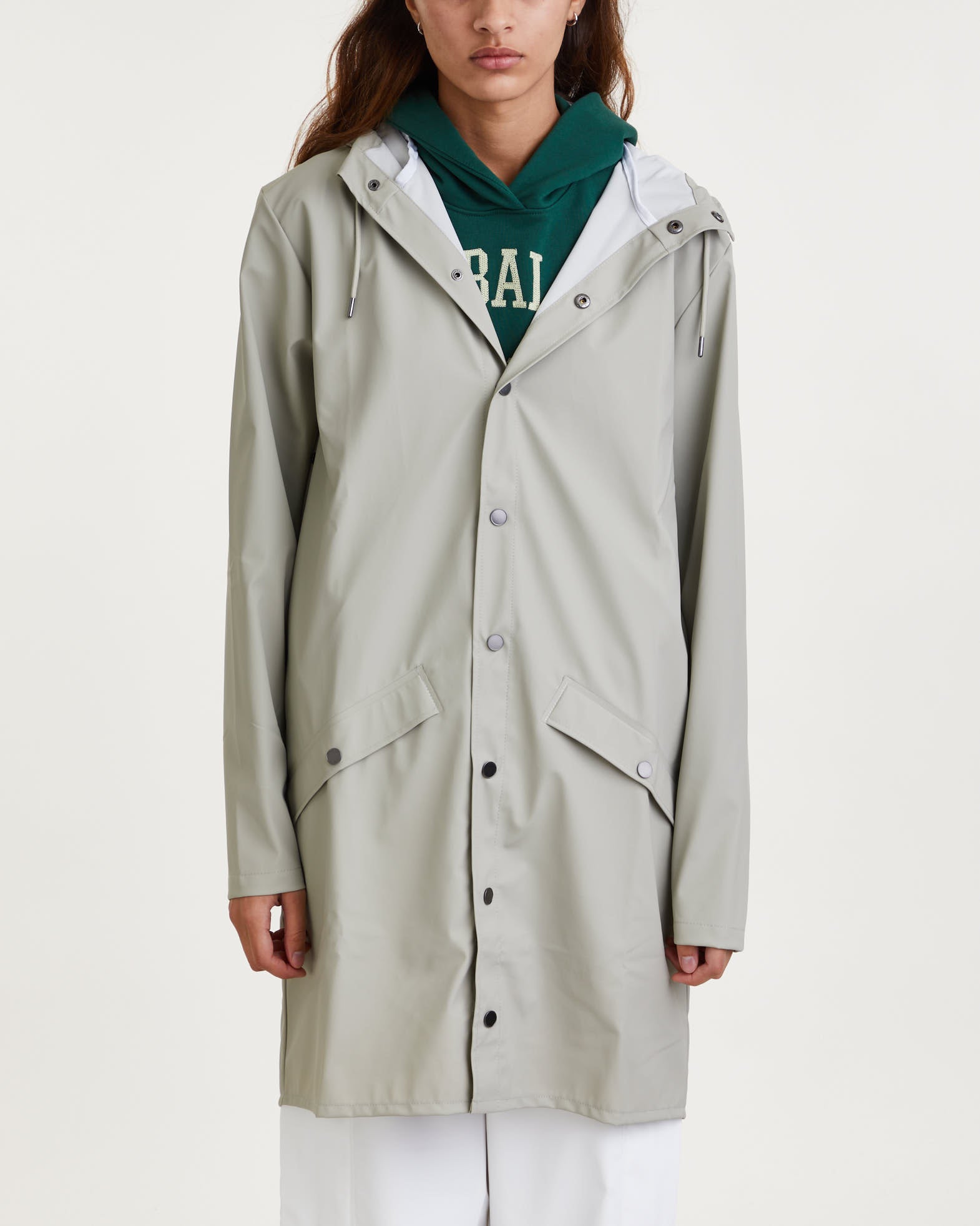 Rains Rain Coat Long Grey