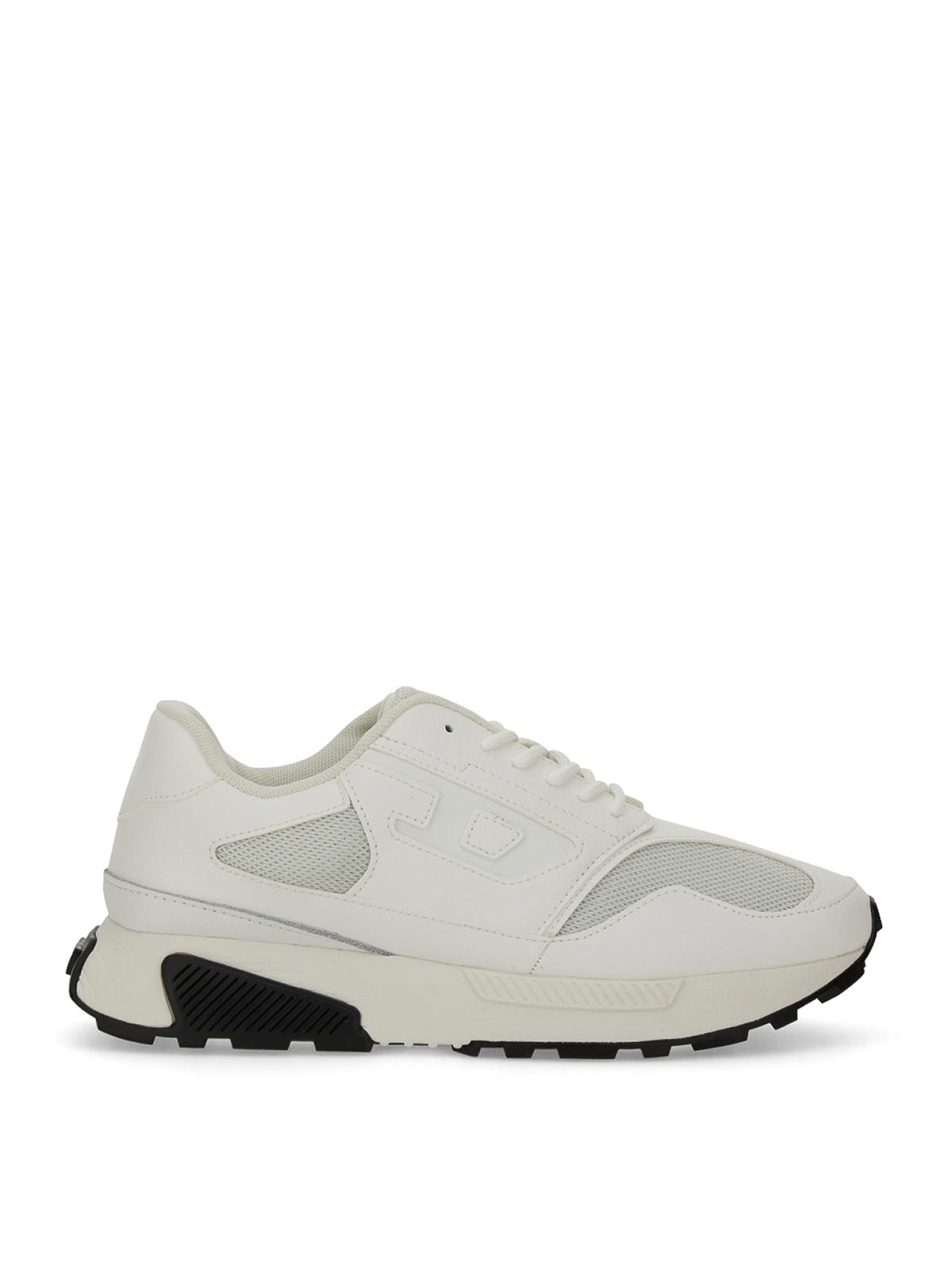 Sneakers in mesh and PU - Sneakers - Woman - White