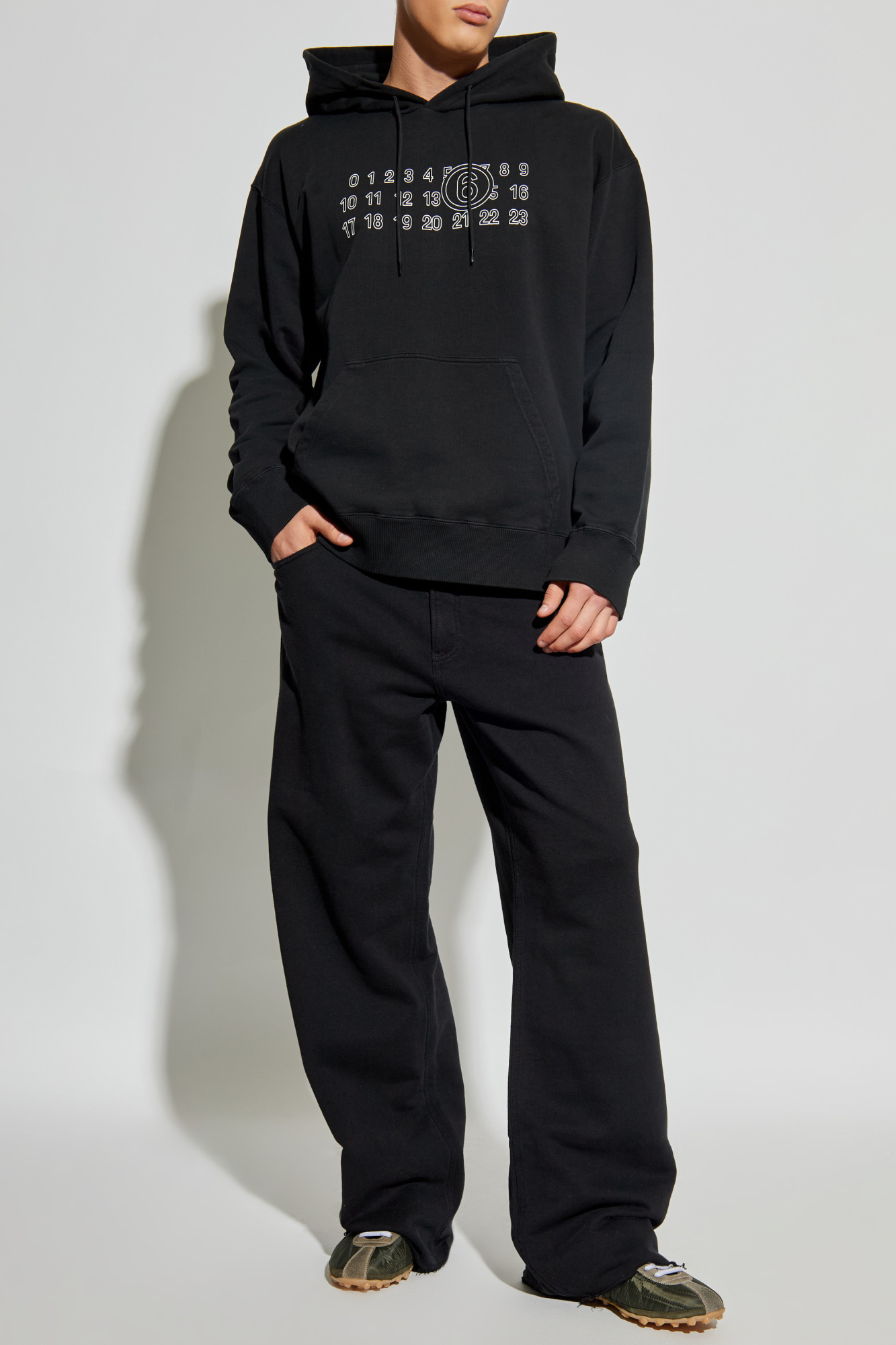 Cotton Trousers, Men's, Black