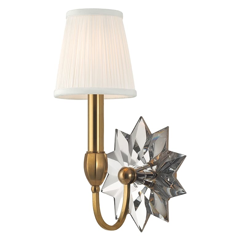 Barton 14" Wall Sconce in Aged Bra
