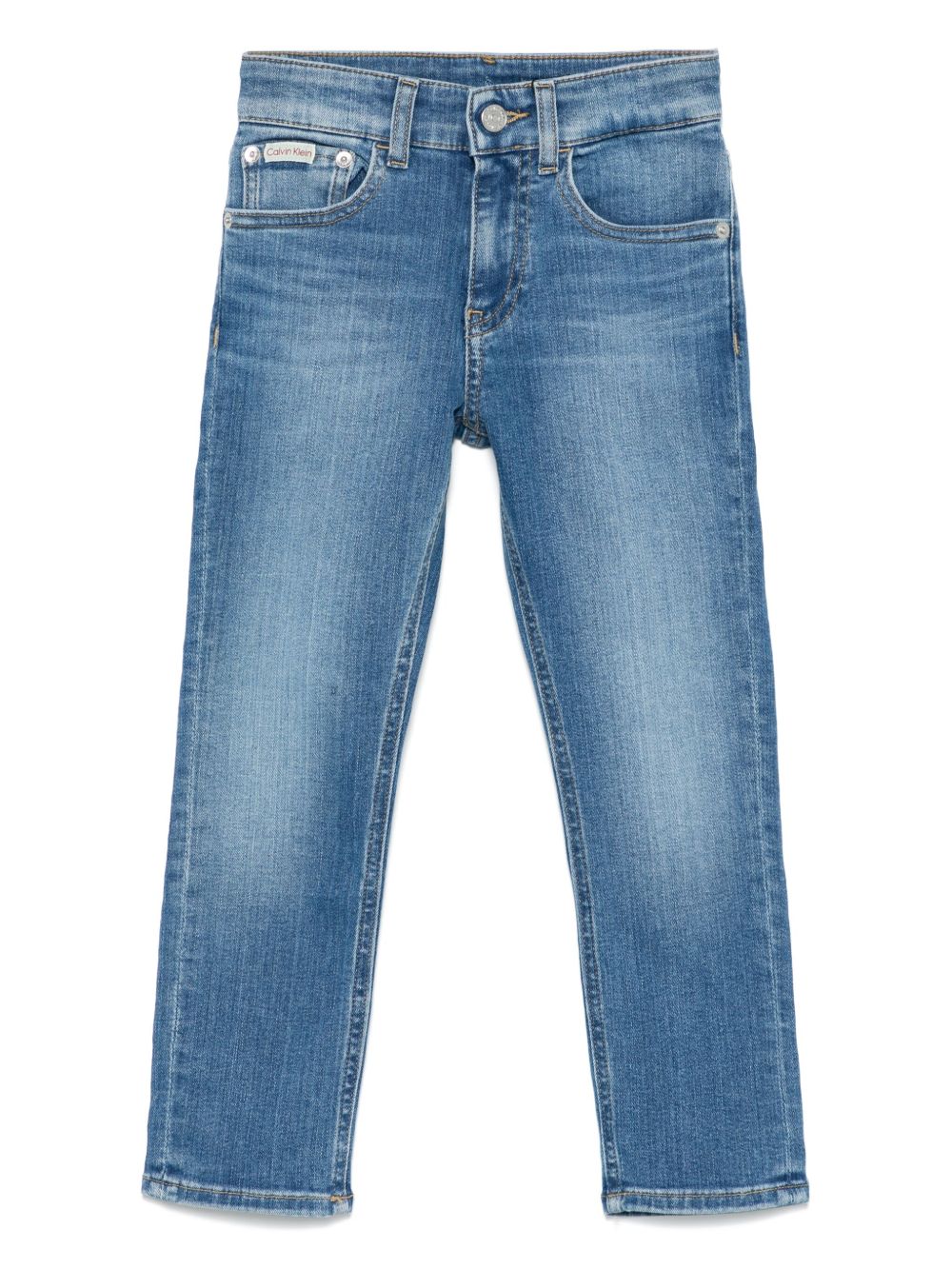 Logo-patch jeans - Blue