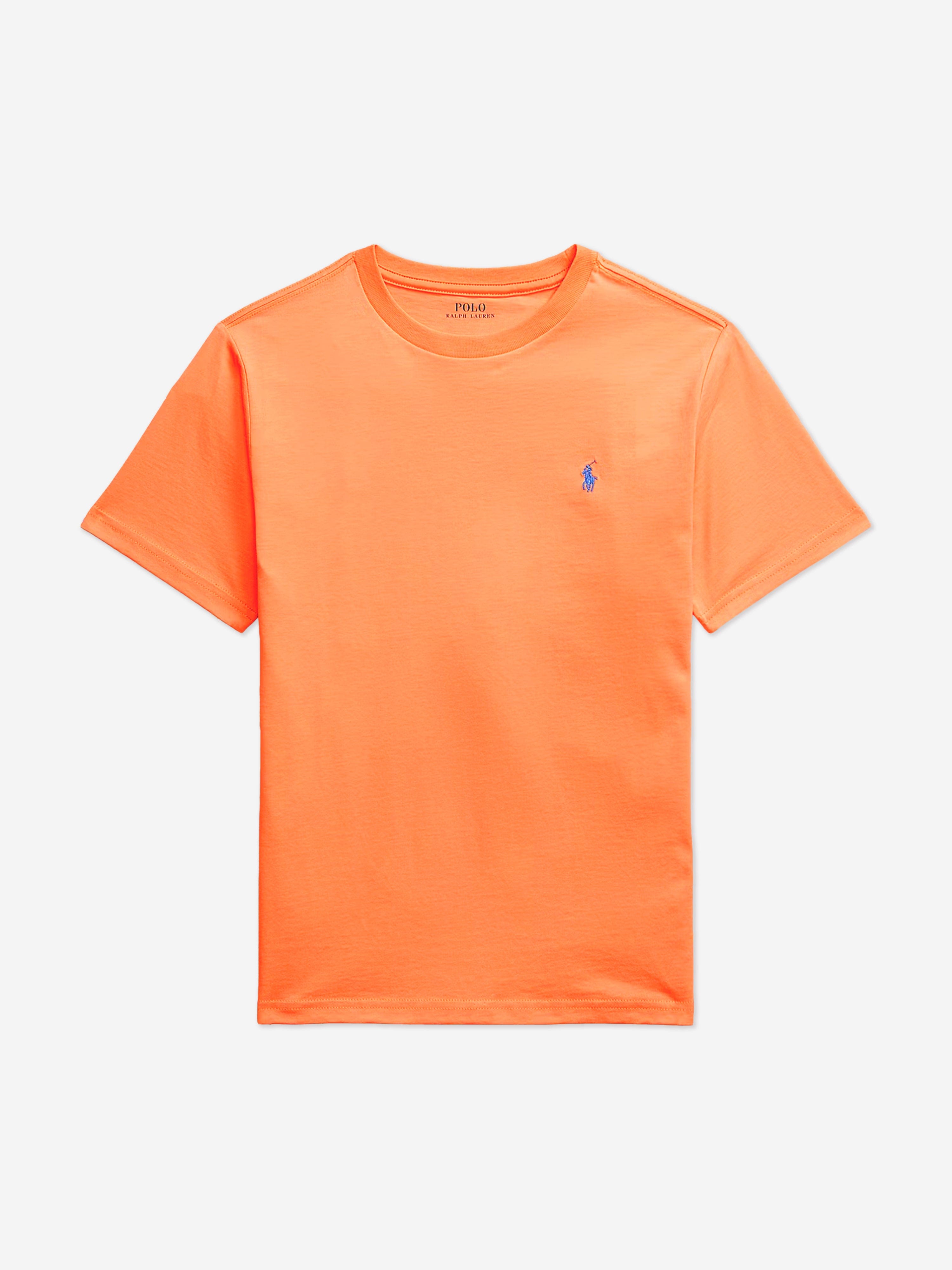 Boys Logo T-Shirt in Orange