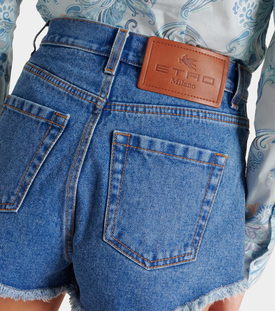 Denim shorts