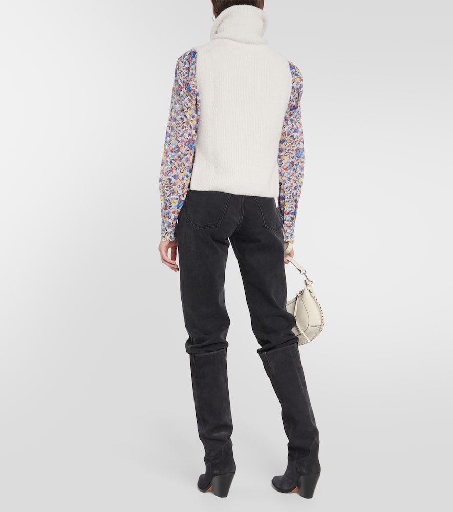 Milie high-neck sweater vest