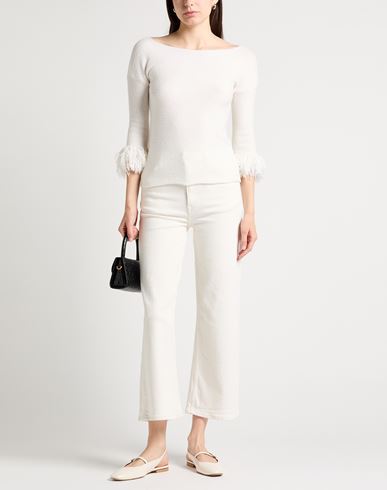 Woman Sweater White Size S Virgin Wool, Polyamide, Cashmere, Elastane