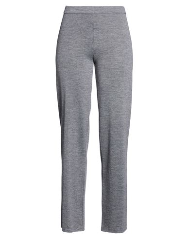 Woman Pants Grey Size 14 Merino Wool, Acrylic