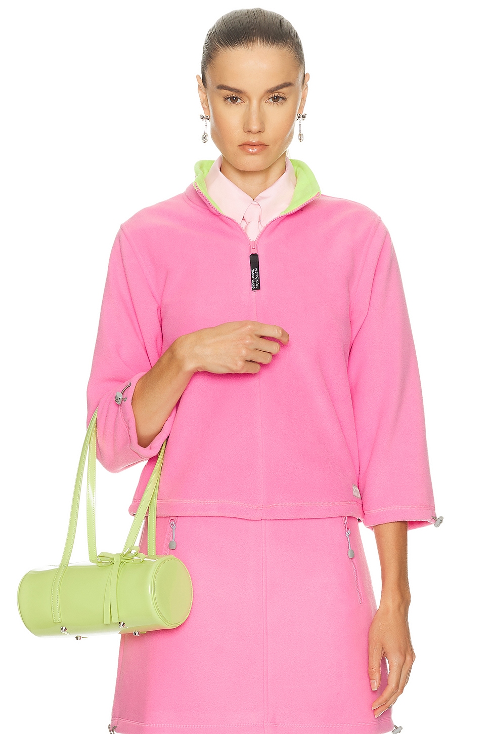 Sandy Liang Lil Bean Top in Pink - Pink. XS also in L