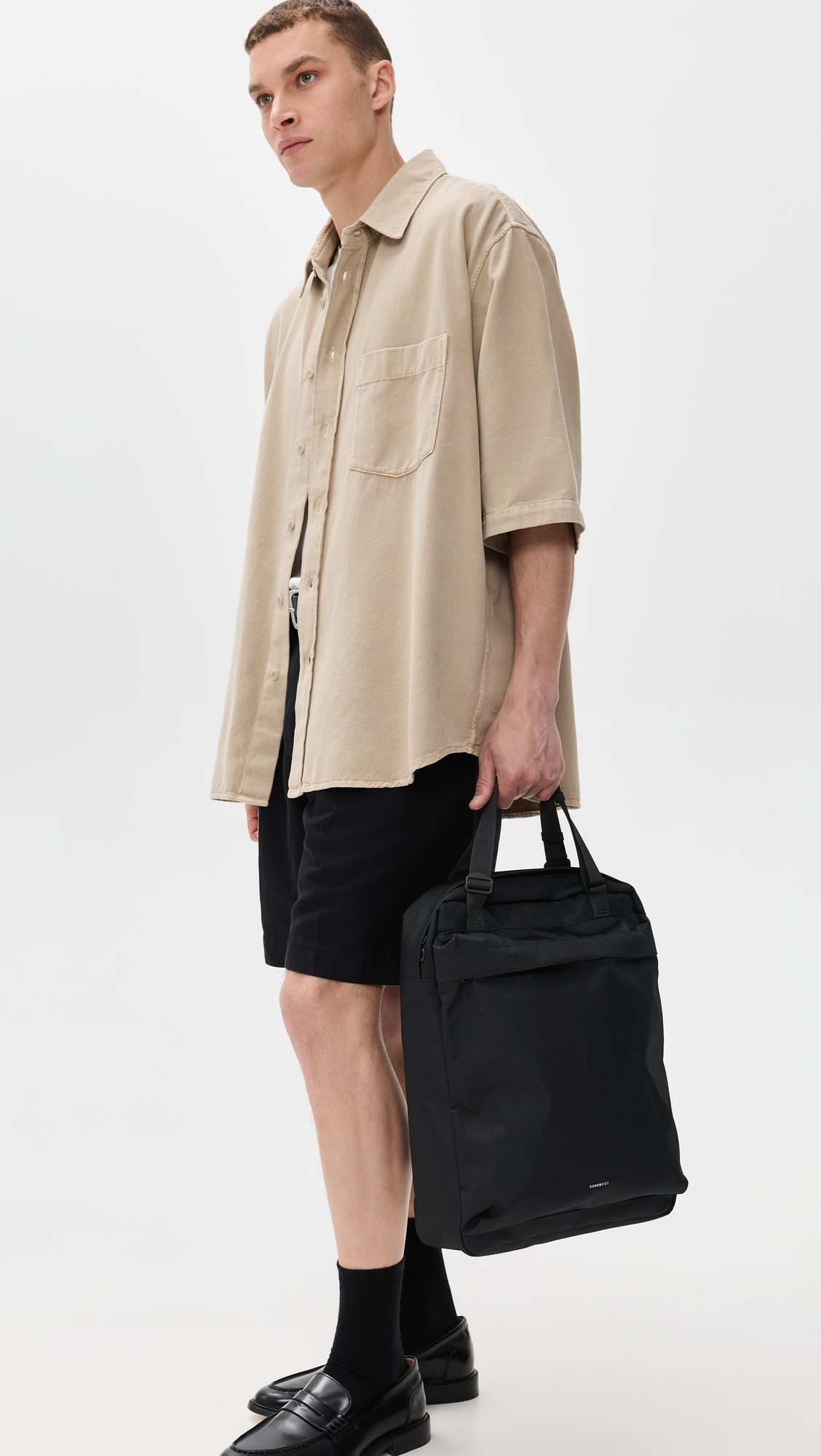 Sandqvist Go 2-Way Tote Bag Black One Size