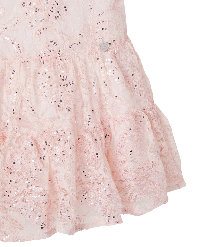 Sequined tiered dress