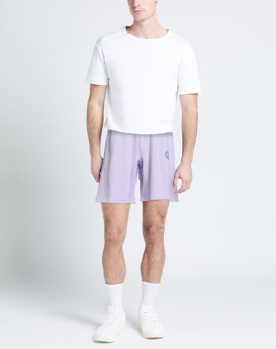Man Shorts & Bermuda Shorts Lilac Size XS Cotton