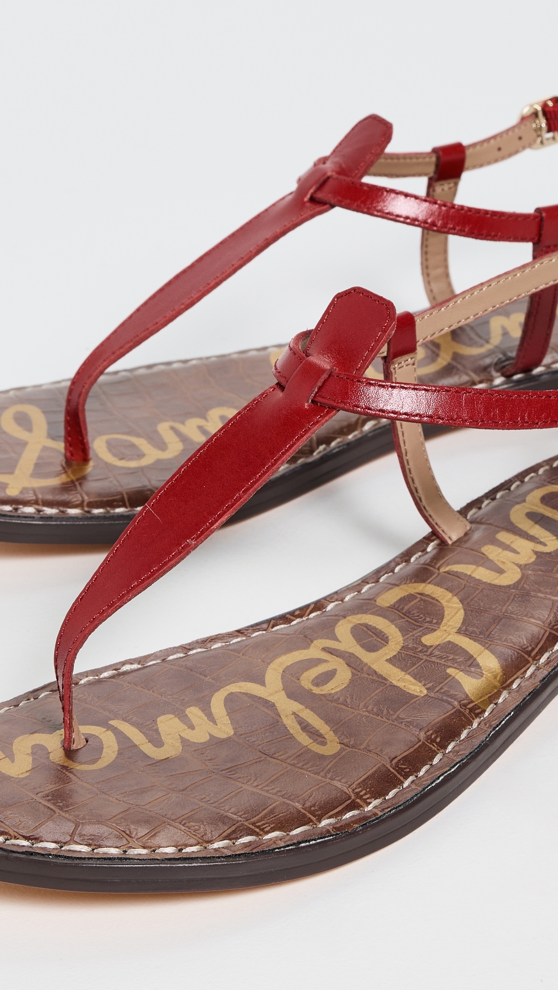 Sam Edelman Gigi Thong Sandals Summer Red