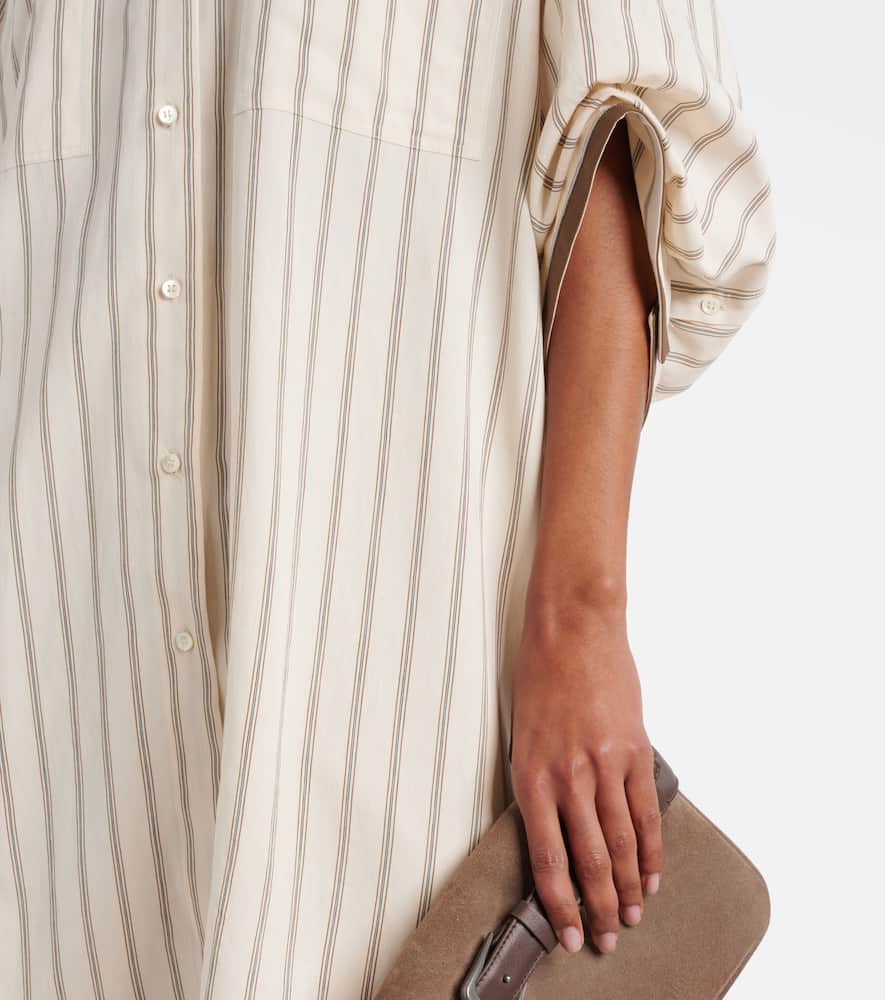 Silk-blend shirt