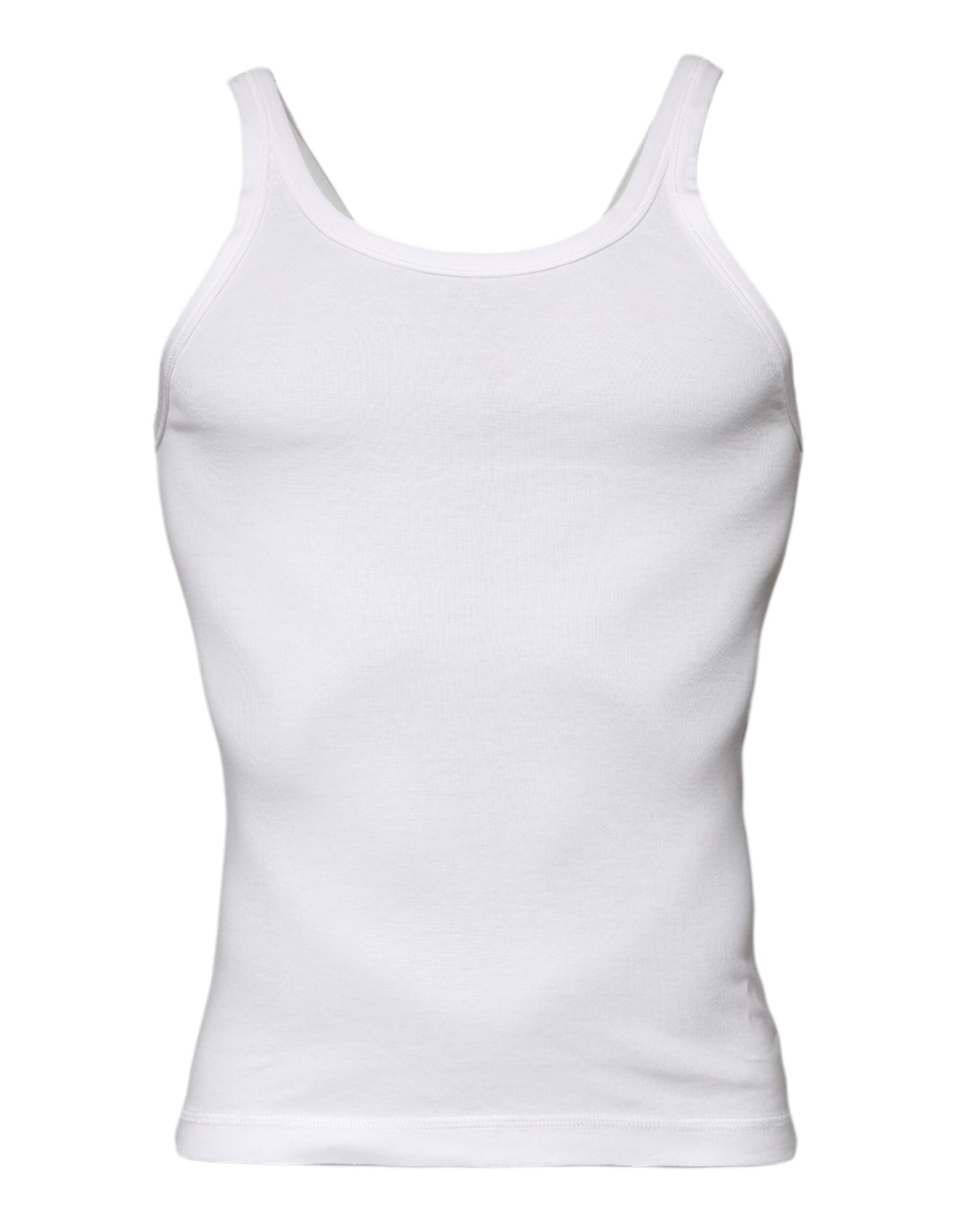 100% Cotton Tank Top — White