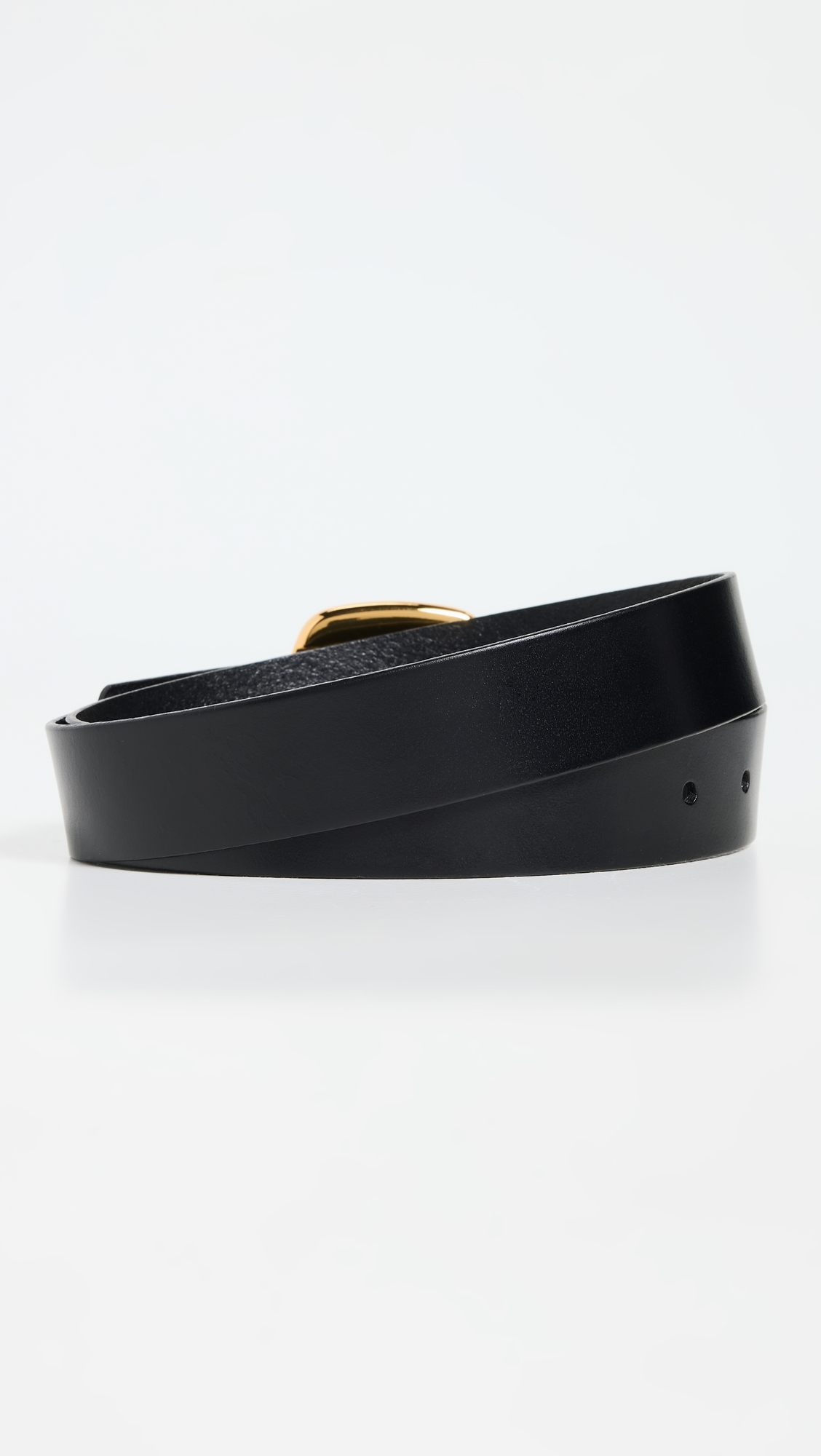 Puffy Buckle Belt True Black