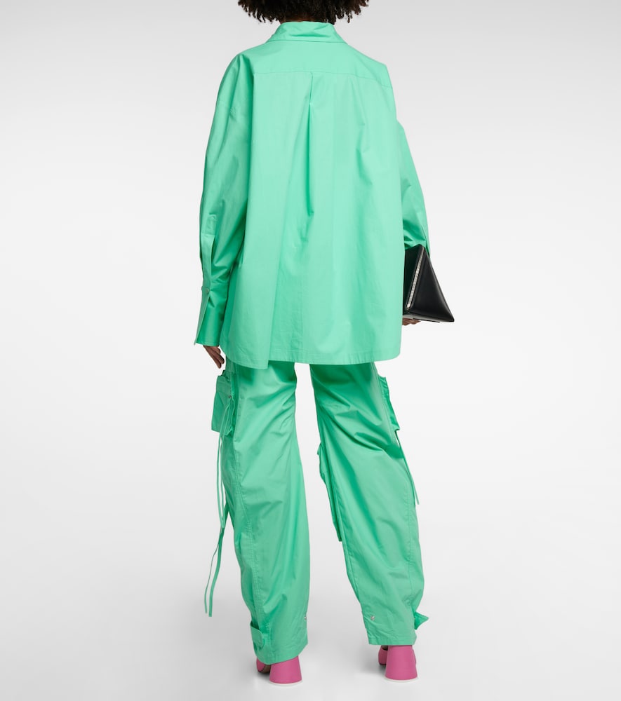 Diana cotton canvas shirt