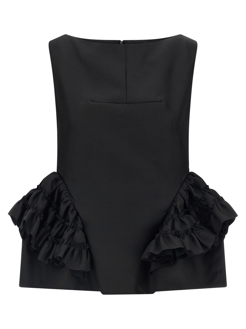 Casey Wool And Silk Top