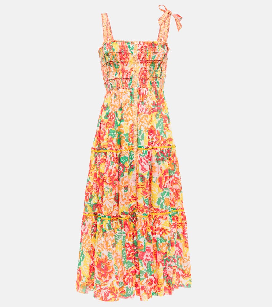 Triny printed midi dress