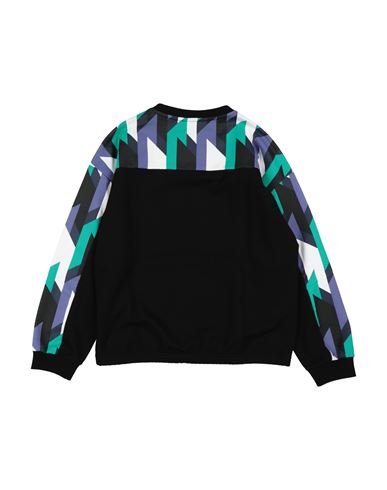 Kid Boy Sweatshirt Black Size 12 Cotton, Elastane