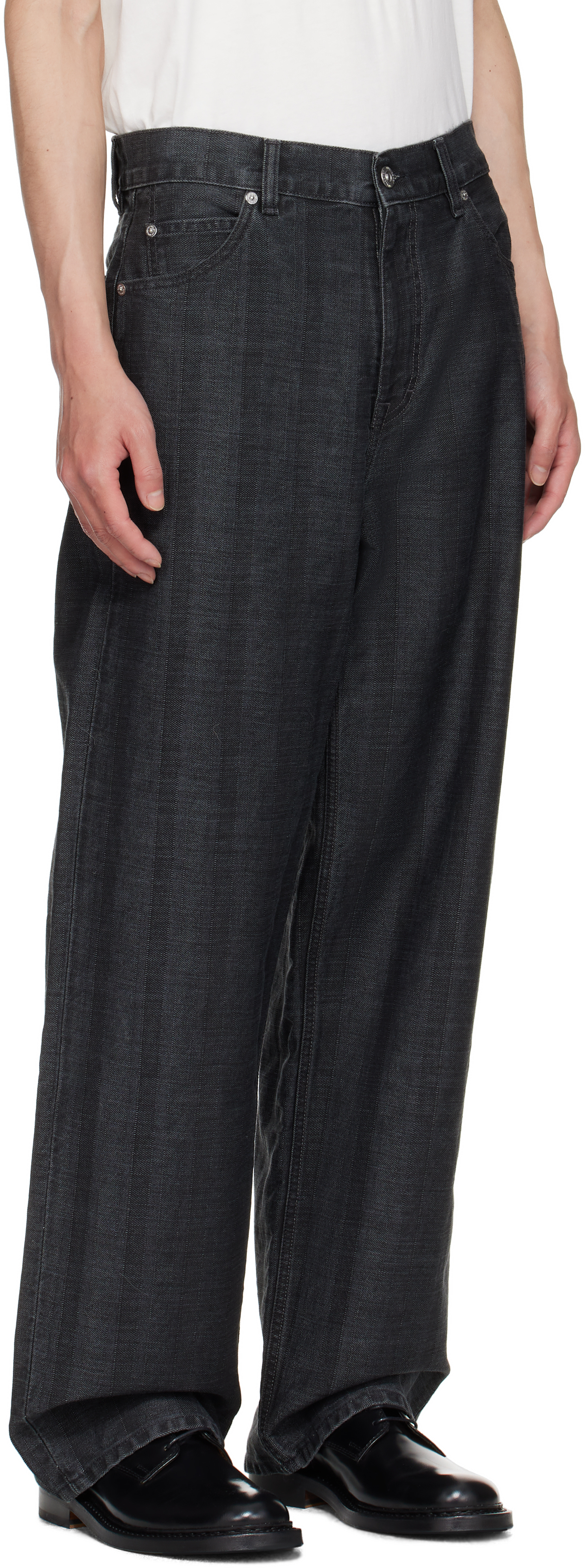Black Vast Cut Jeans