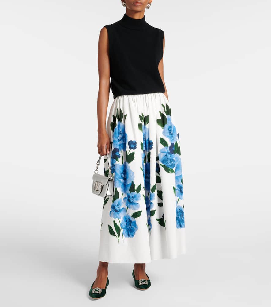 Manolo Blahnik Hangisi embellished velvet ballet flats
