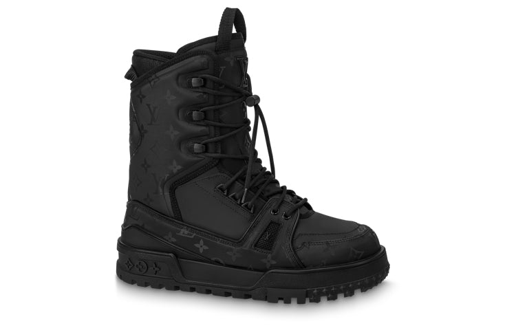 LV Trainer Snow Snow Boots 'Black'