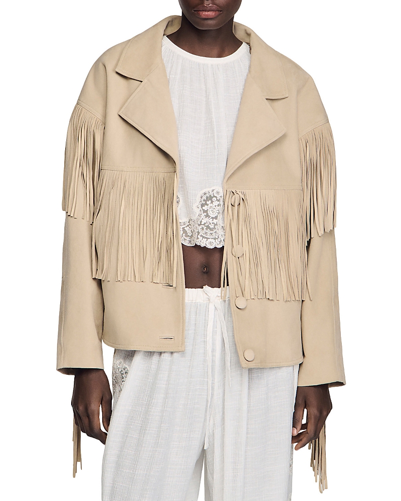 Jackie Fringe Suede Jacket