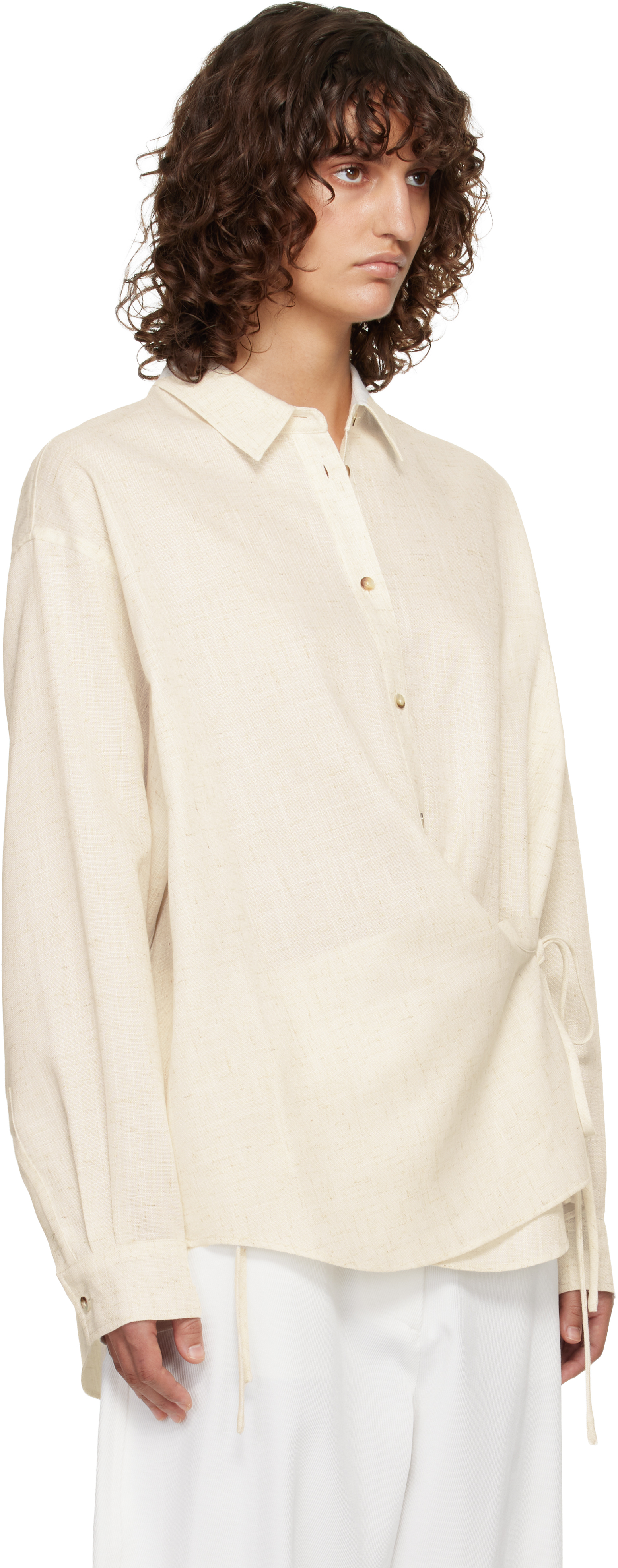Off-White Side Twisted Shirt