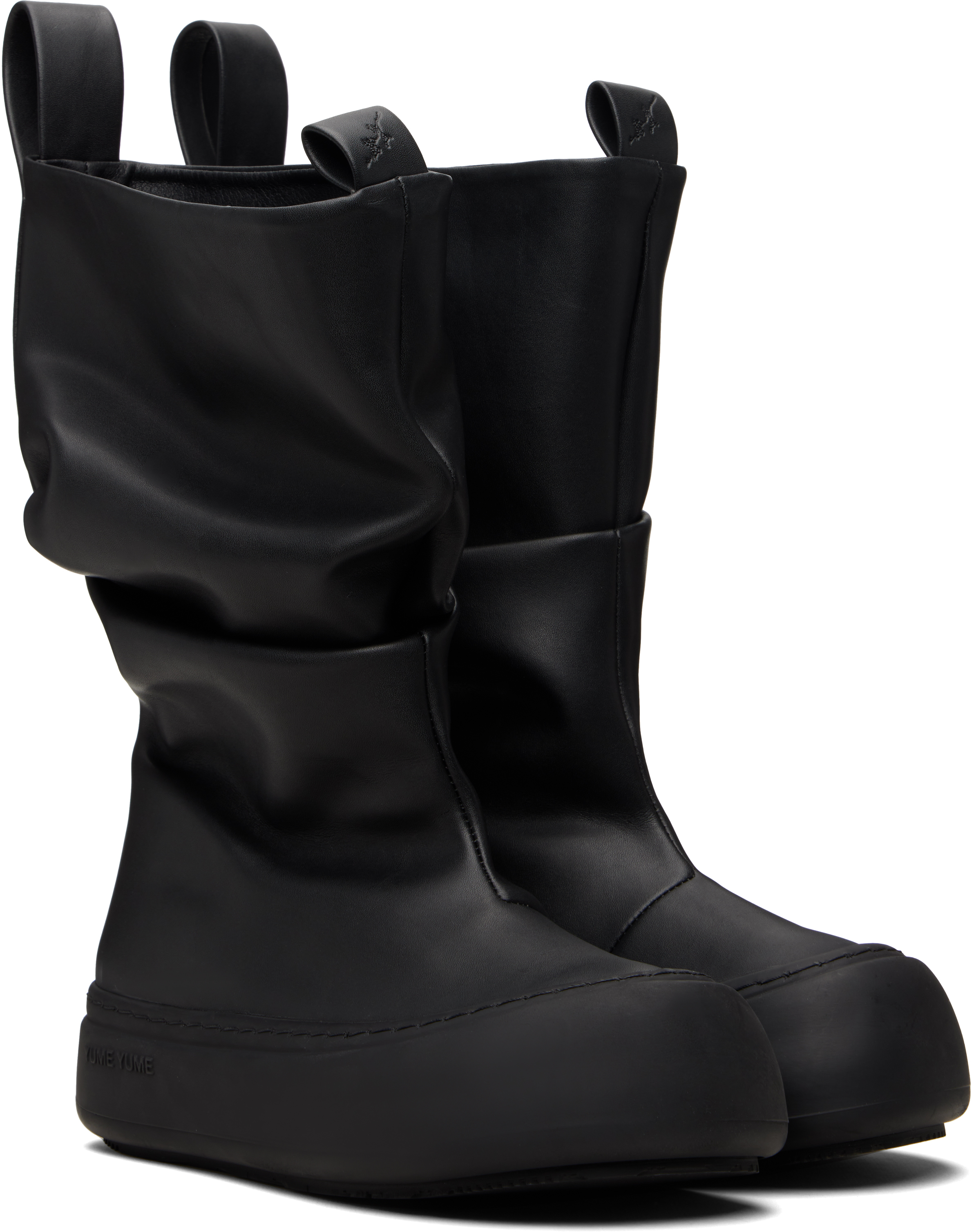 Black Low Fisherman Boots