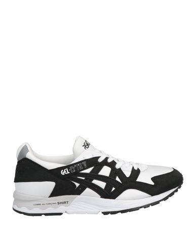 Comme Des Garçons Shirt X Asics Man Sneakers Black Size 7 Soft Leather, Textile fibers