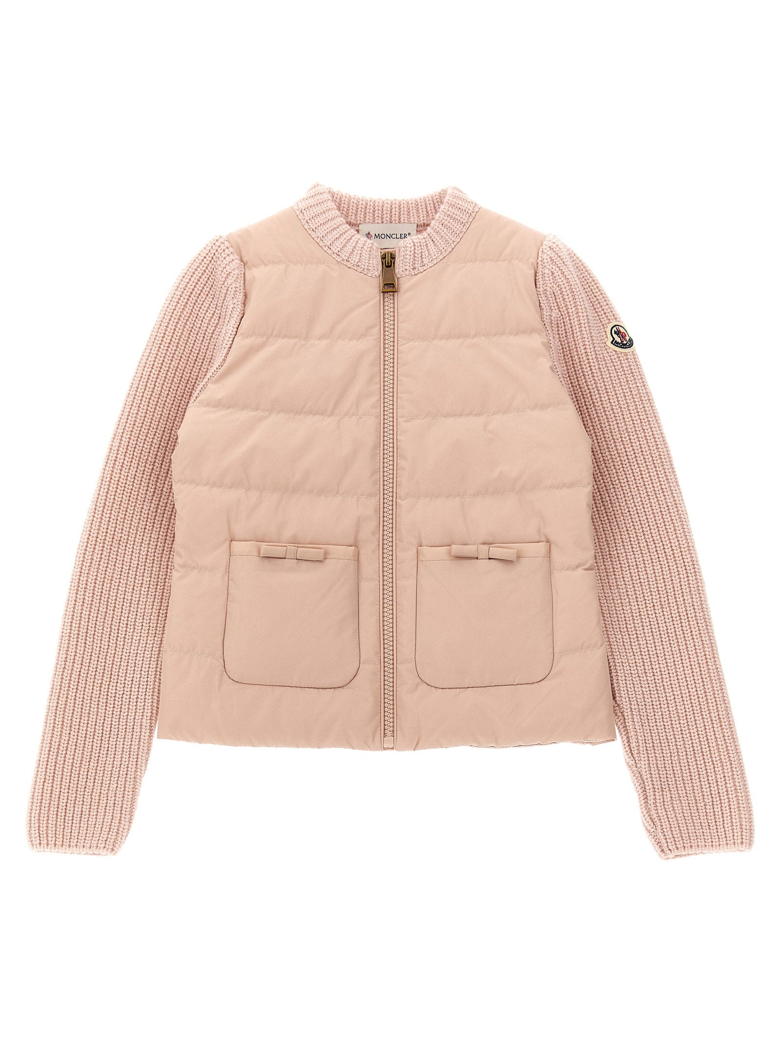 Quilted Wool and Cashmere Hybrid Vest — Pink