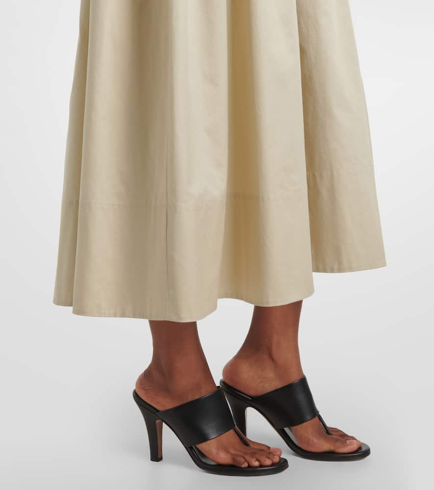 Cotton midi dress