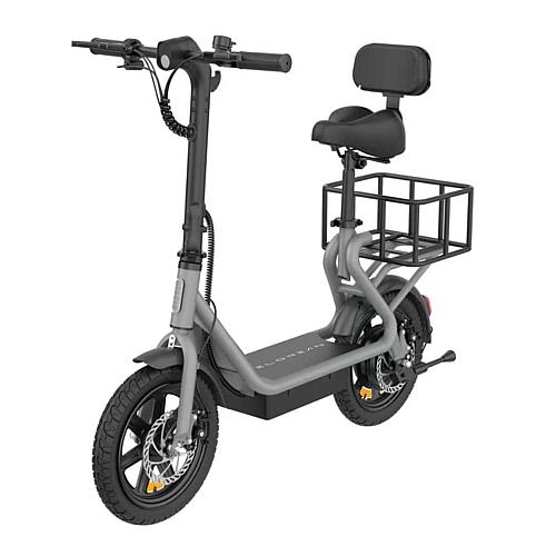 Folding Seated E-Scooter with Backrest