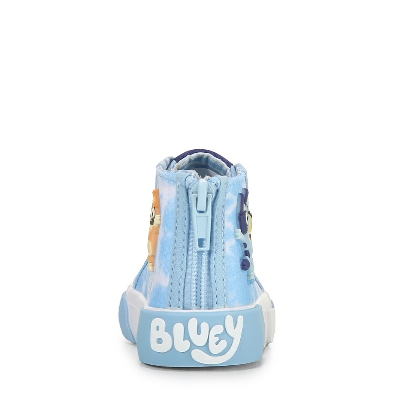 Kids' Bluey Hi Top Sneaker Toddler Shoes (Blue)