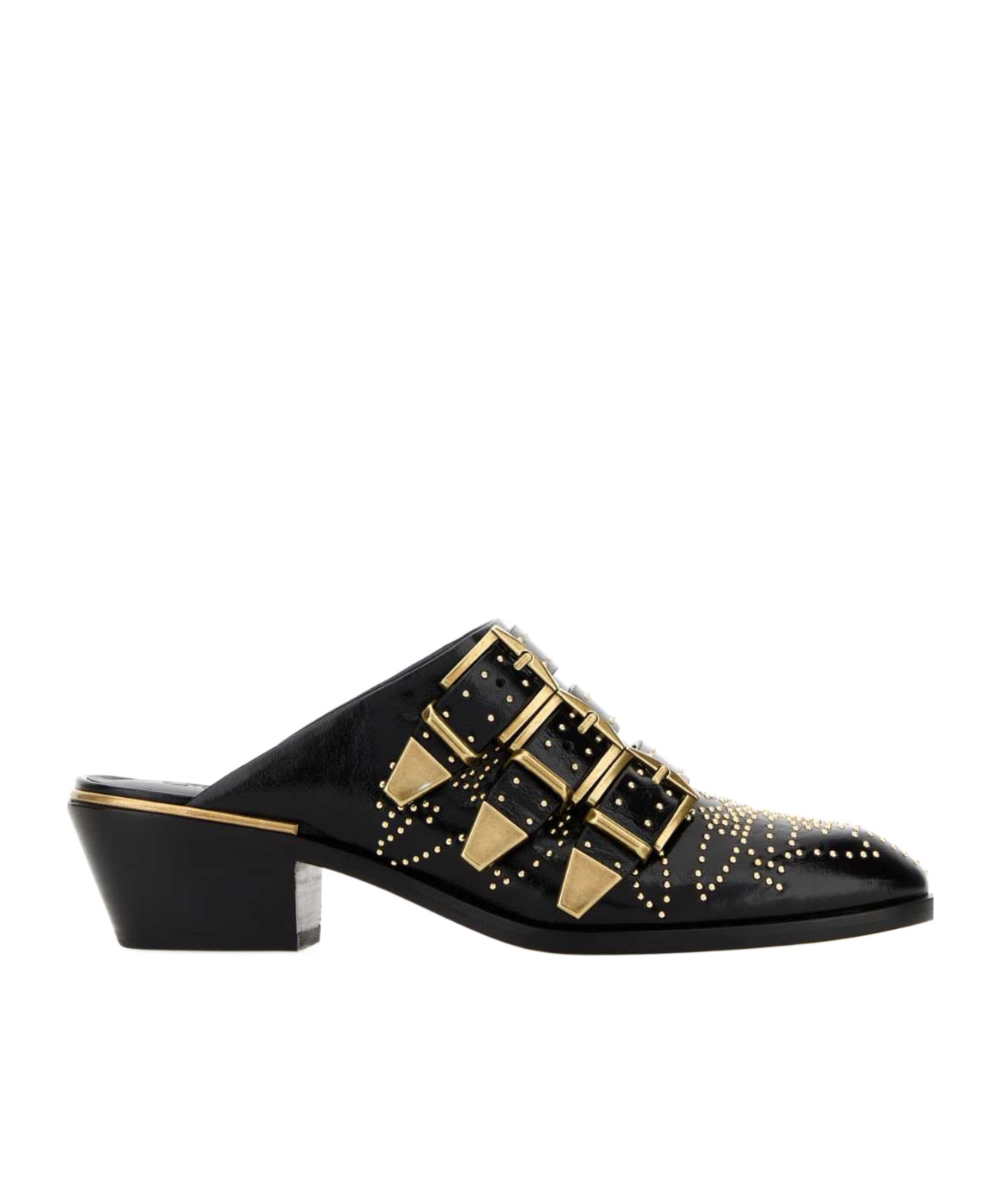 Chloé Susan Studded Heeled Mules