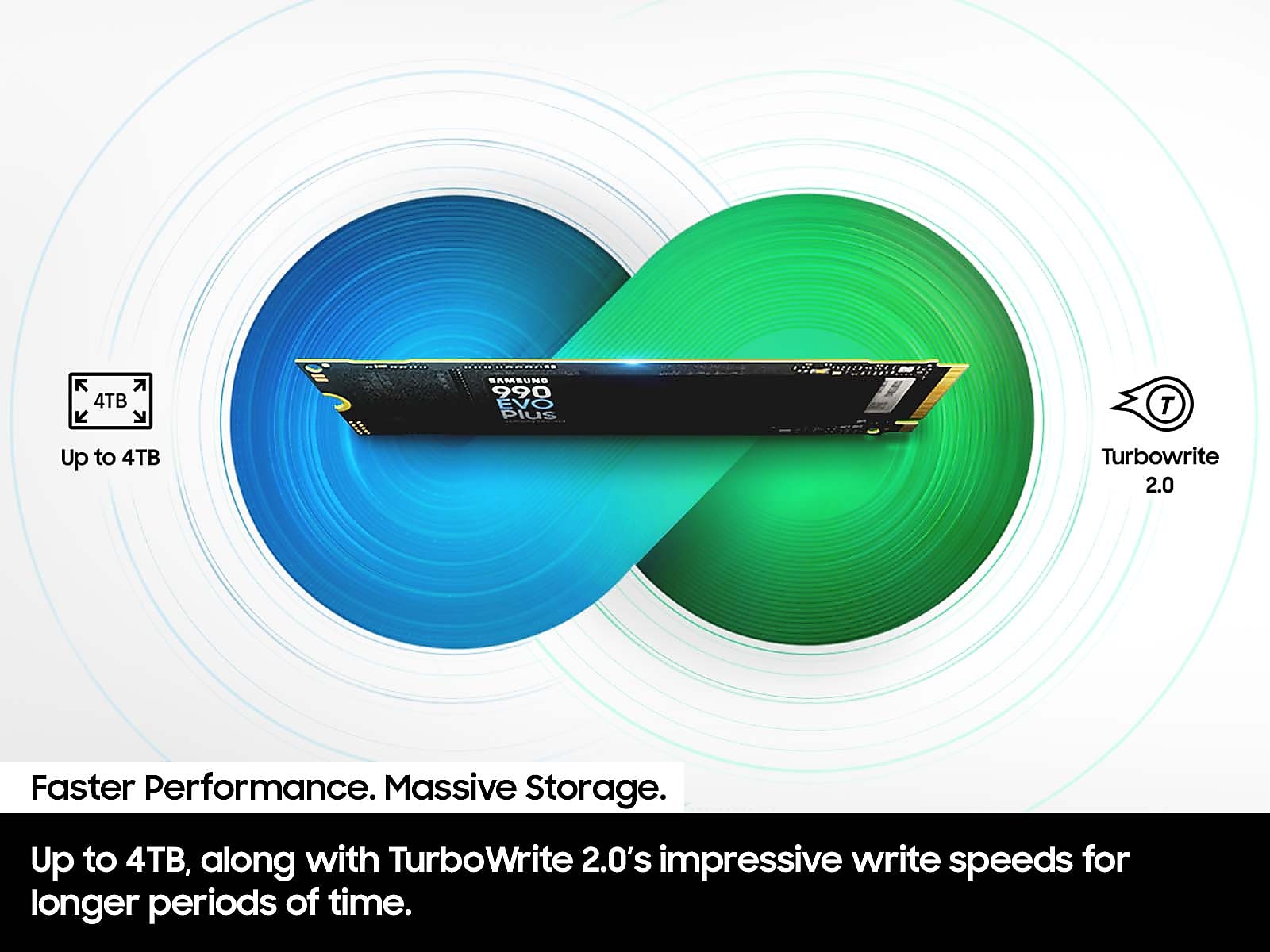 990 EVO Plus Gen5 PCIe® NVMeᵀᴹ SSD 1TB(MZ-V9S1T0B/AM)