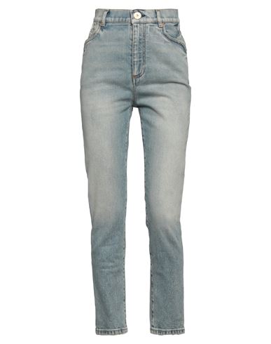 Woman Jeans Blue Size 2 Cotton, Elastane