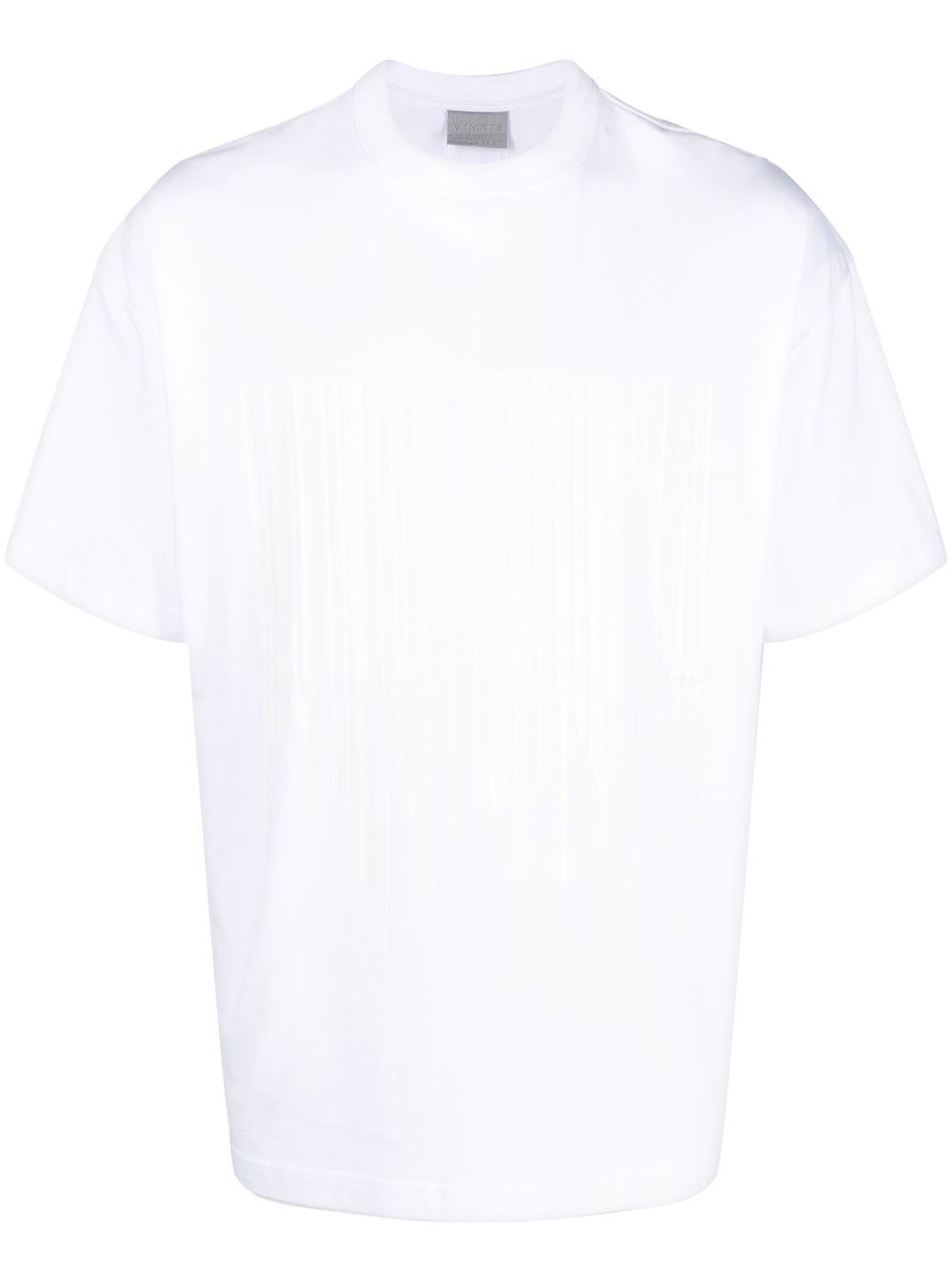 Dripping-Barcode T-shirt - White