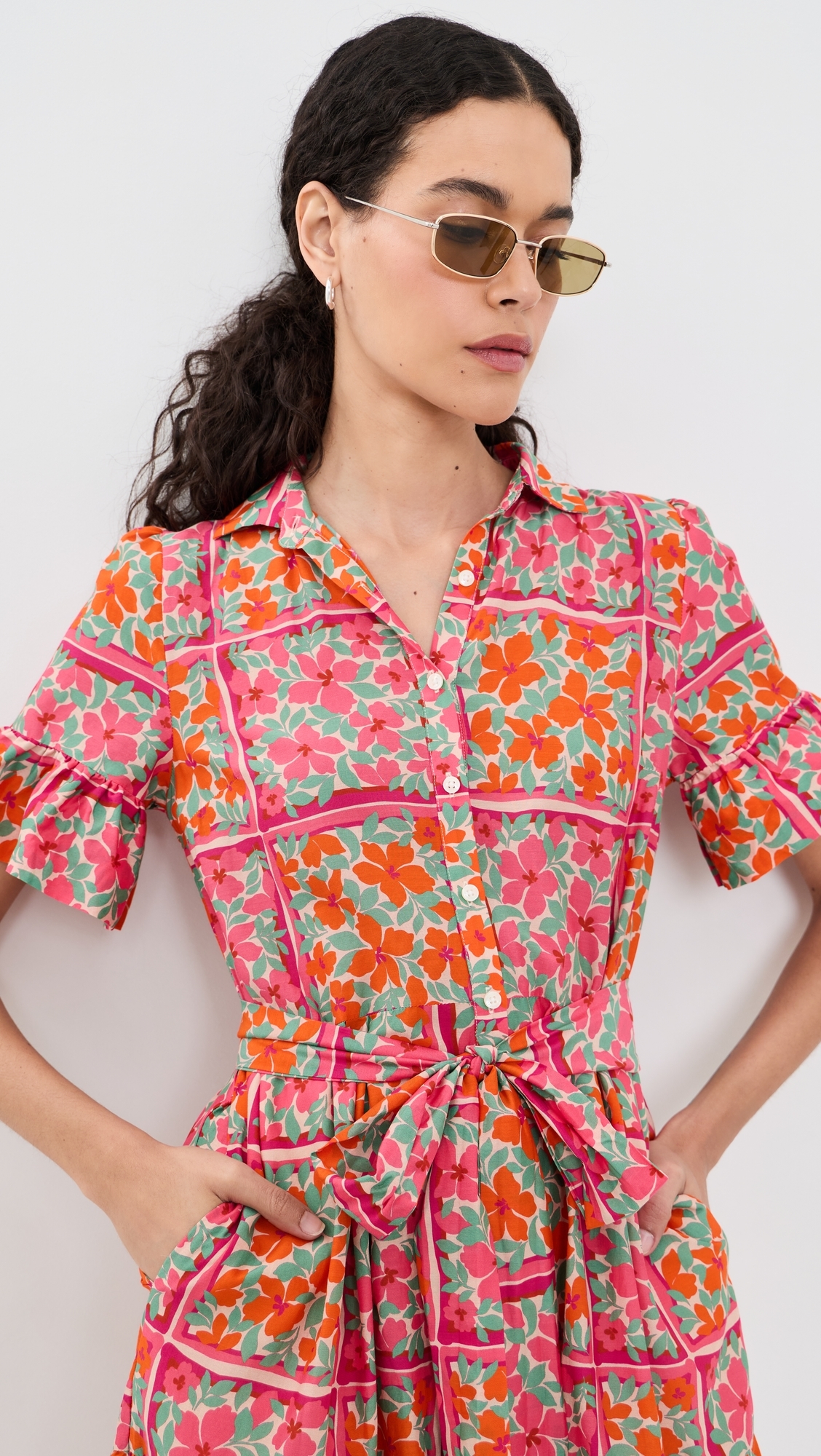 Martine Botanic Tile Dress Botanic Tile