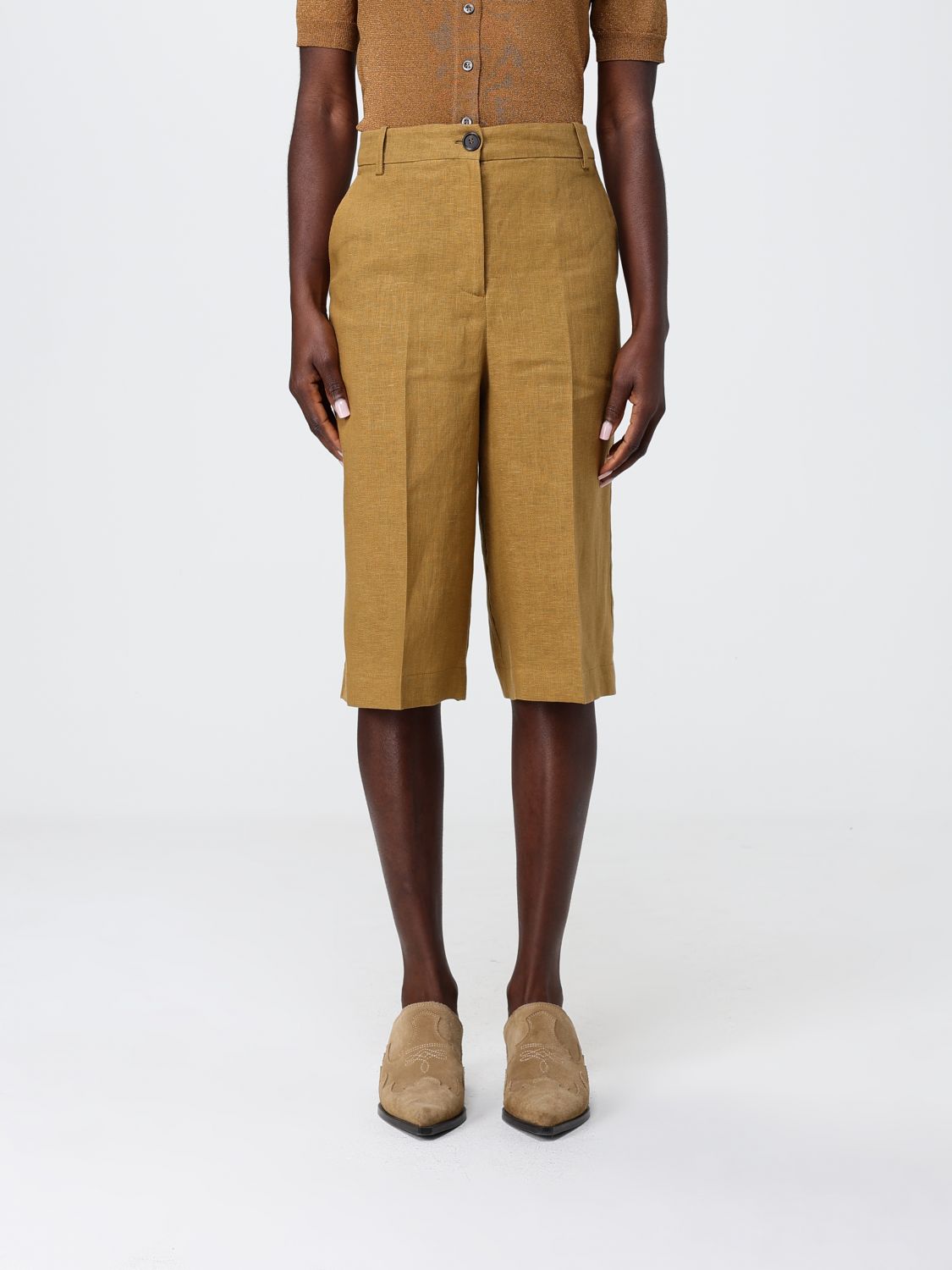 Shorts Woman color Brown