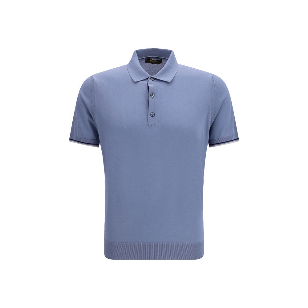 Cotton Polo Shirt — Blue