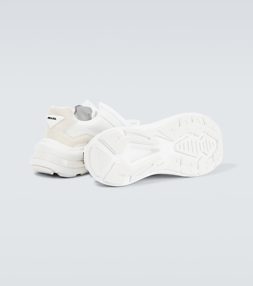 Prada Systeme leather sneakers