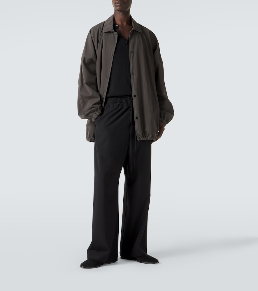 Cotton poplin overshirt