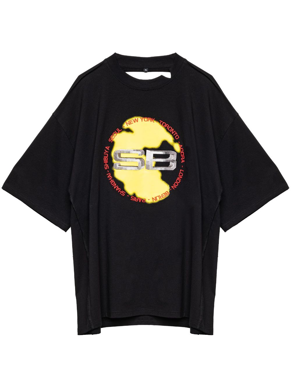 Logo-print T-shirt - Black