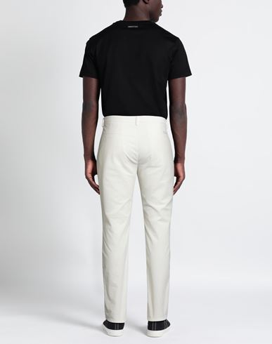 Man Pants Ivory Size 38 Cotton, Modal, Elastane