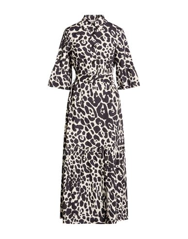 Woman Maxi dress Black Size 12 Cotton