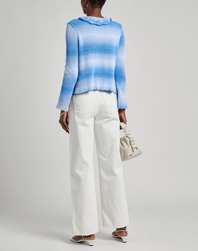 Woman Cardigan Azure