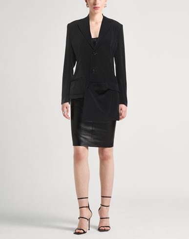 Woman Blazer Black Size 1 Triacetate, Polyester